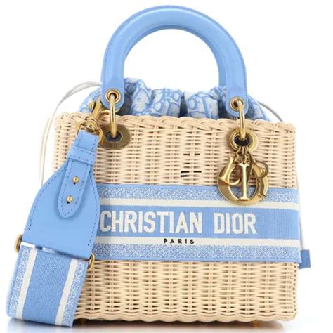 borsa paglia christian dior|borse dior a mano.